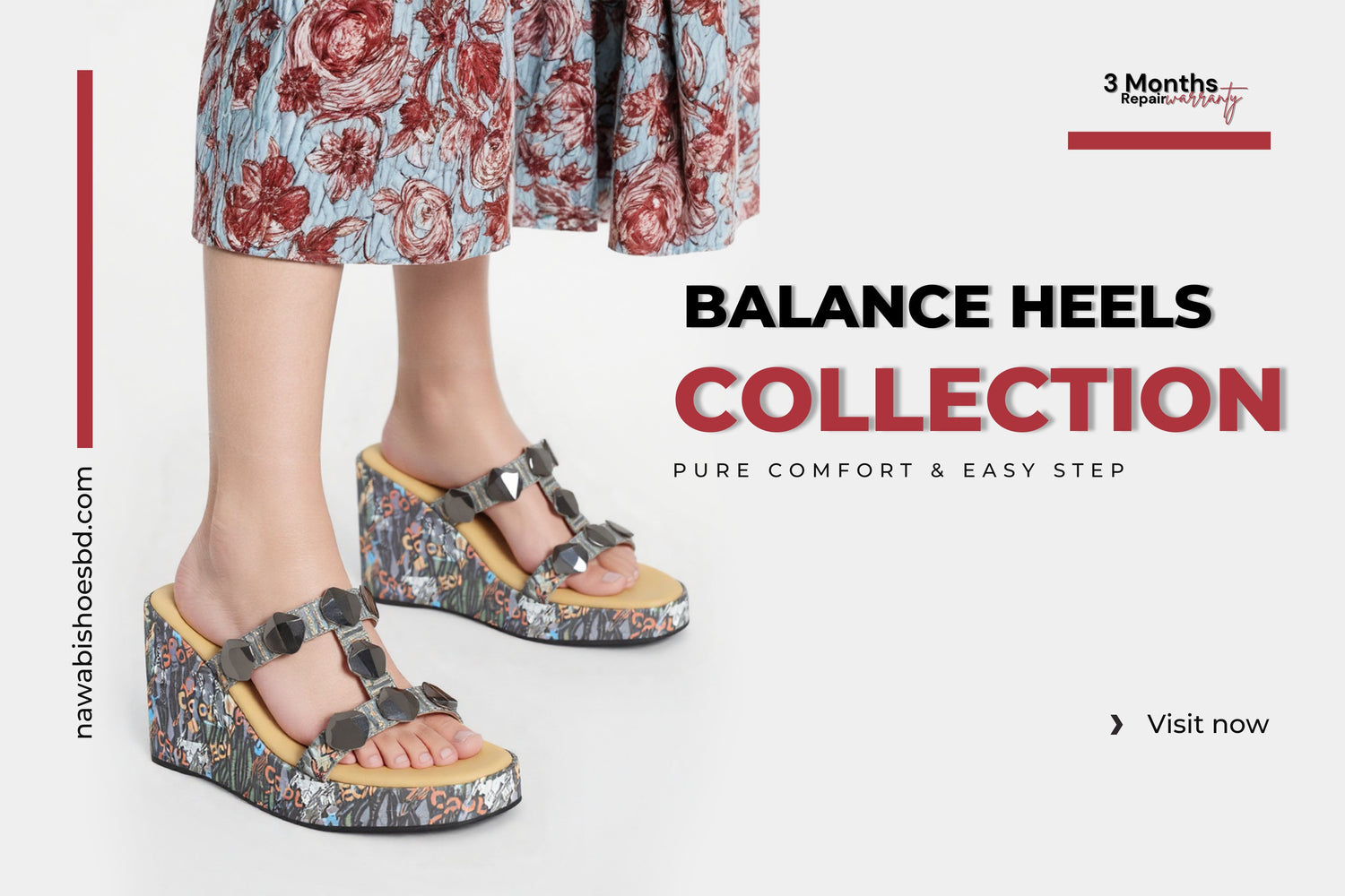 Balance Heels Nawabi Shoes BD