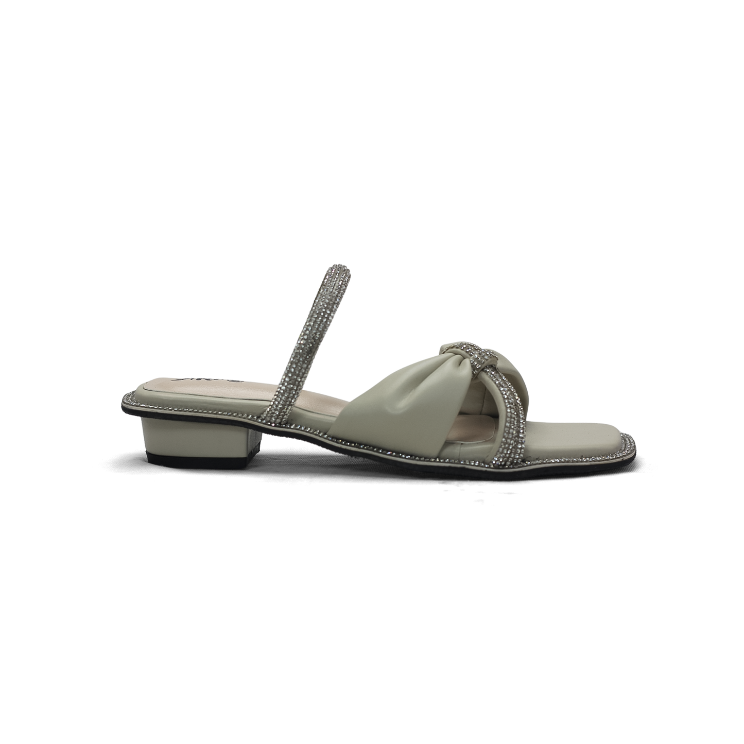 Rhinestone Sandals - Elegant Flat Sandals for Women - Nawabi Shoes BD (Copy)