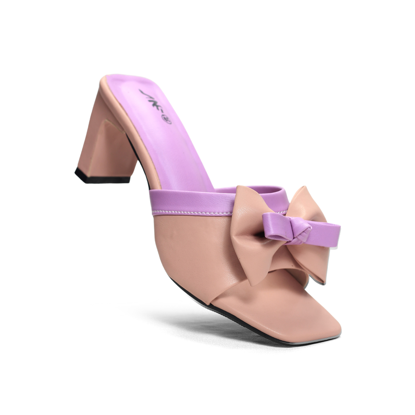 Bow Block Heel Mules for Women | Nawabi Shoes BD