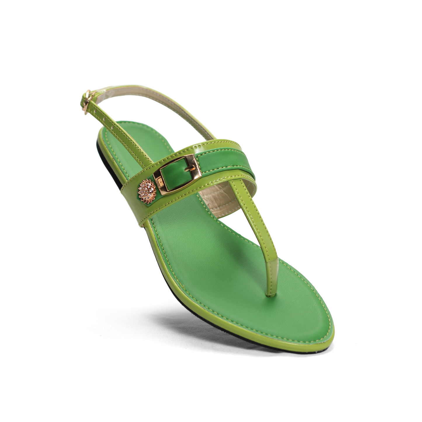 Thong Sandals with Embellished Buckle - Nawabi shoes bd
