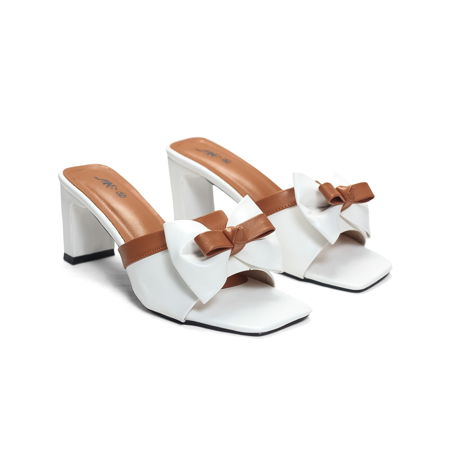 Bow Block Heel Mules for Women | Nawabi Shoes BD