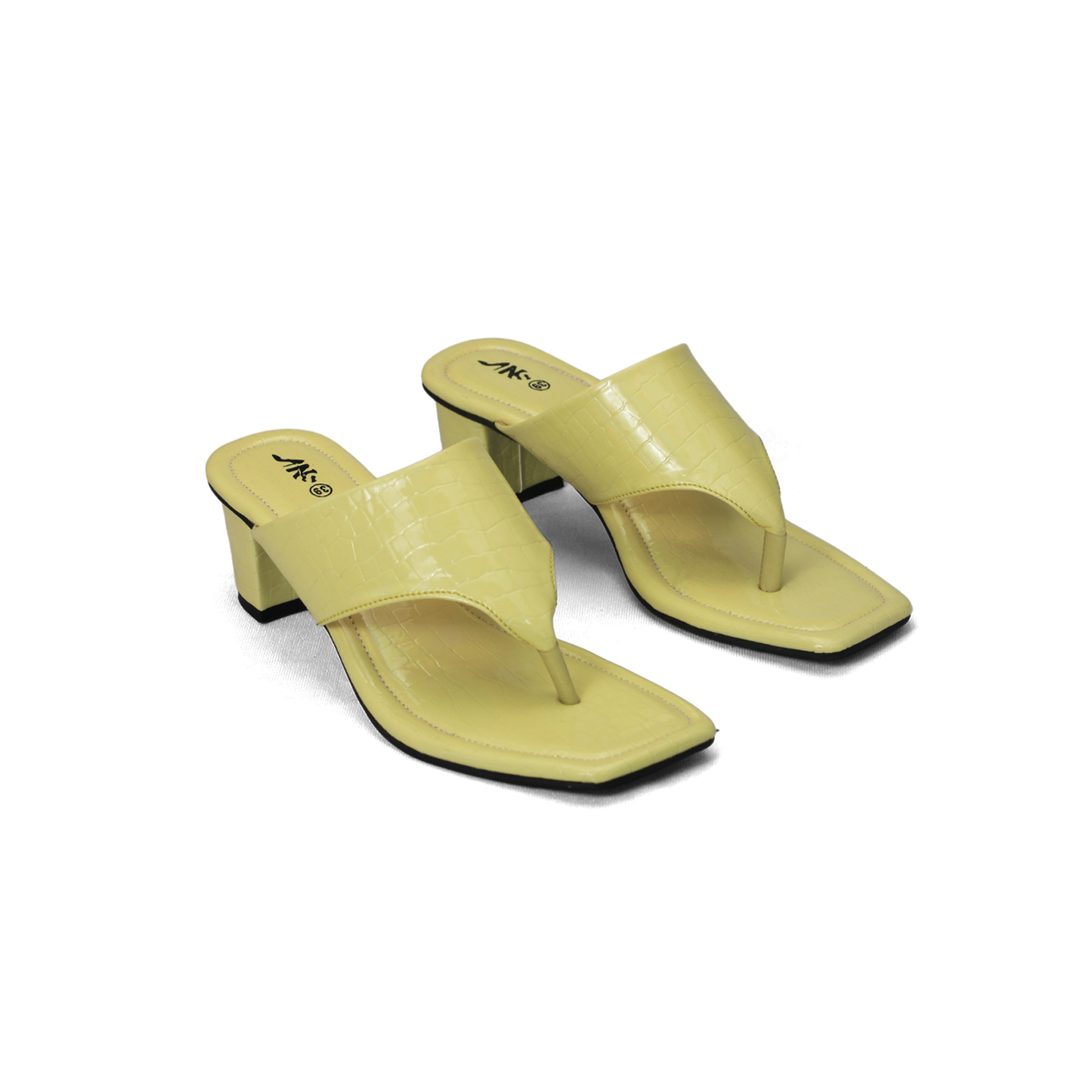 Women's Pink Croc Print Heeled Sandals | Stylish & Trendy - Nawabi Shoes BD