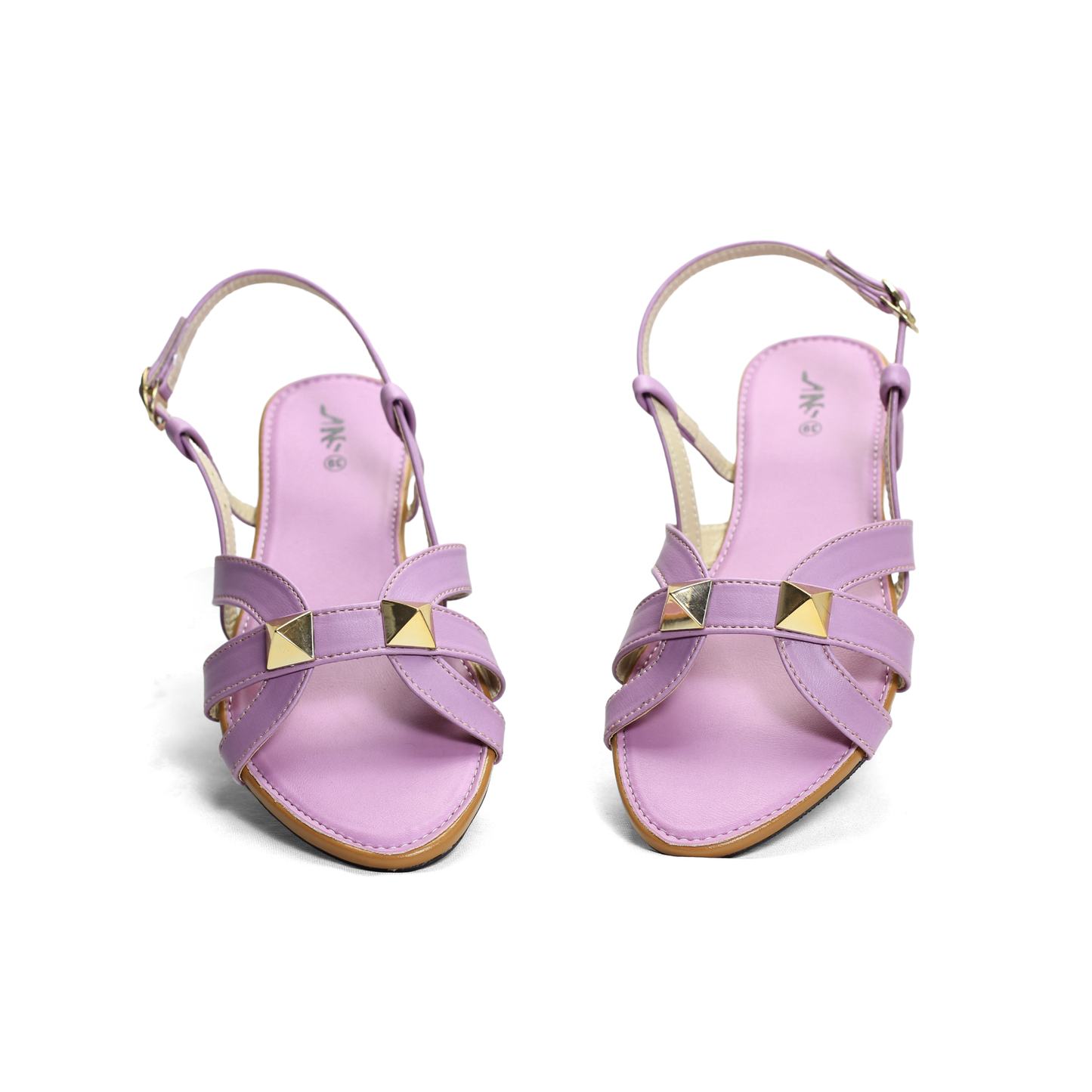 Studded Flat Sandals with Ankle Strap - Nawabi shoes bd