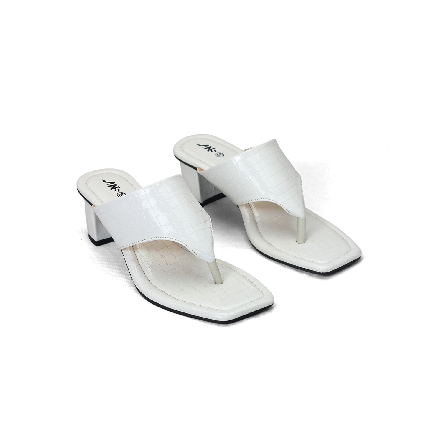 Women's Pink Croc Print Heeled Sandals | Stylish & Trendy - Nawabi Shoes BD