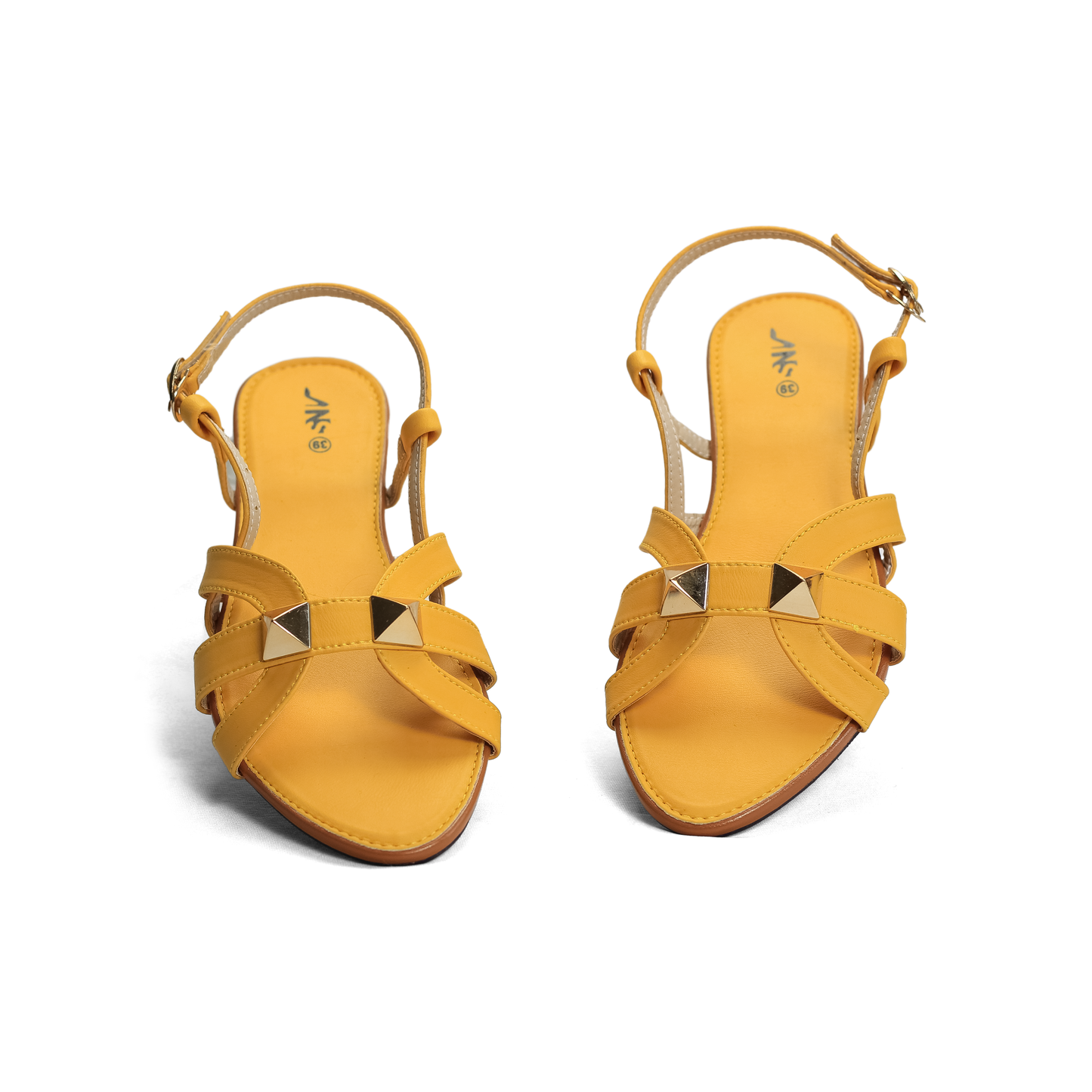 Studded Flat Sandals with Ankle Strap - Nawabi shoes bd