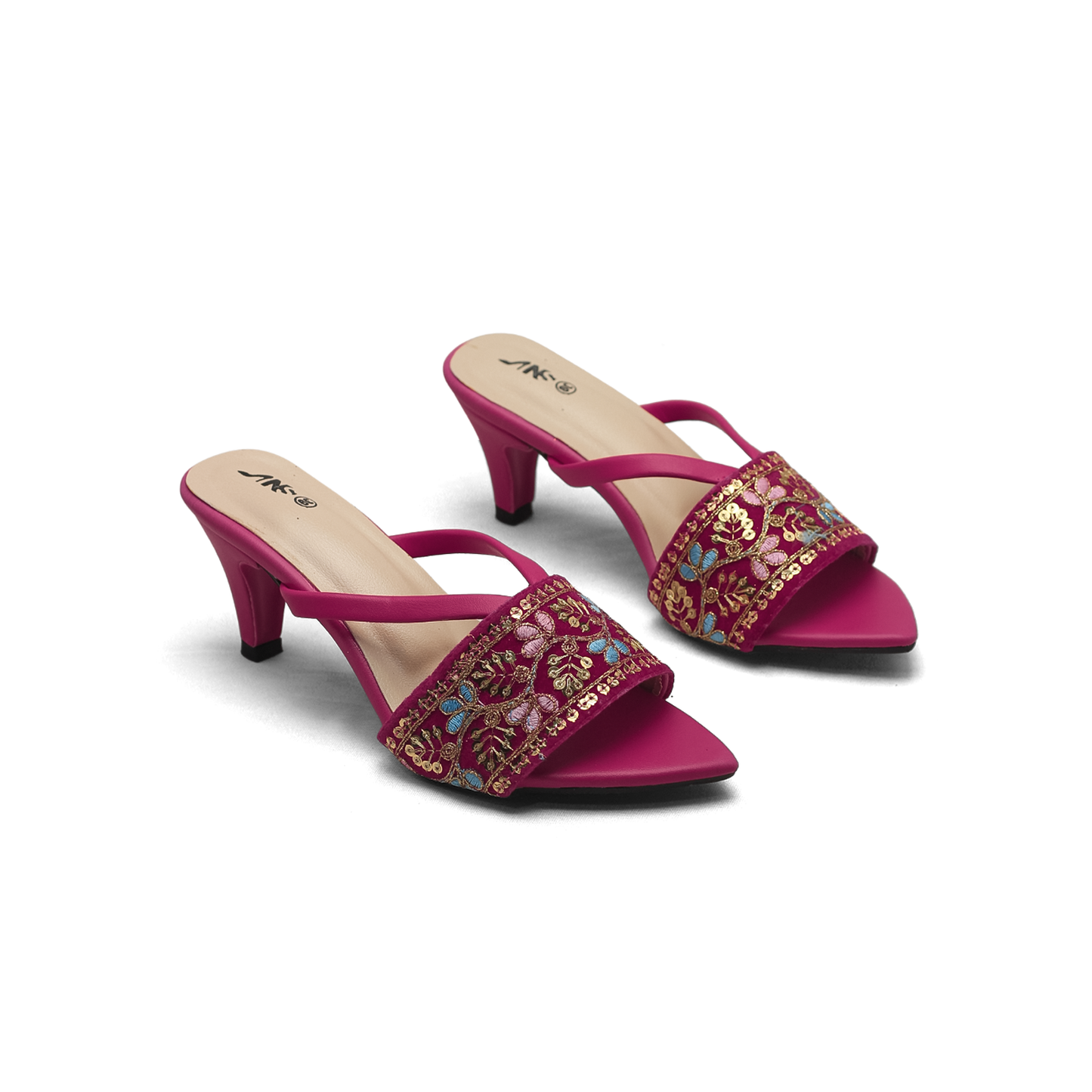 Embellished Heels | for Girls for Festivities Prose Sandals – Nawabi Shoes BD