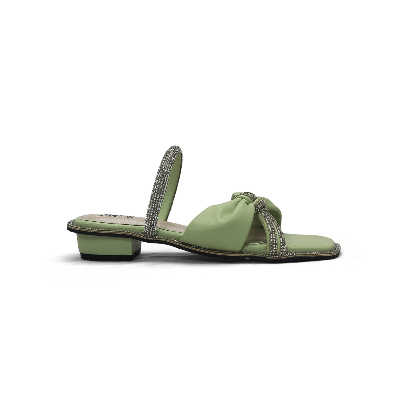 Rhinestone Sandals - Elegant Flat Sandals for Women - Nawabi Shoes BD (Copy)
