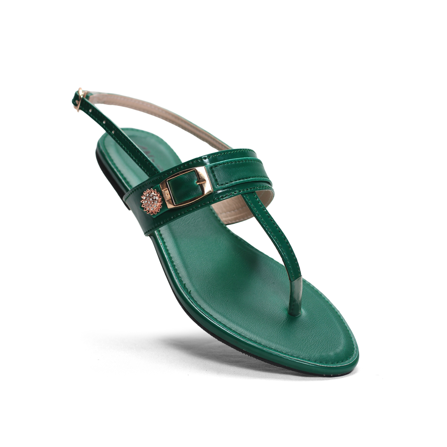 Thong Sandals with Embellished Buckle - Nawabi shoes bd