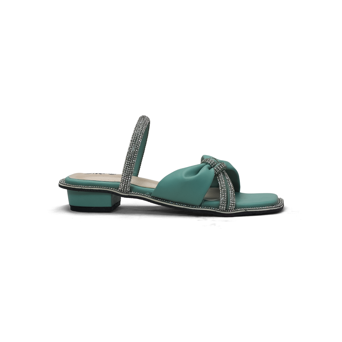 Rhinestone Sandals - Elegant Flat Sandals for Women - Nawabi Shoes BD (Copy)