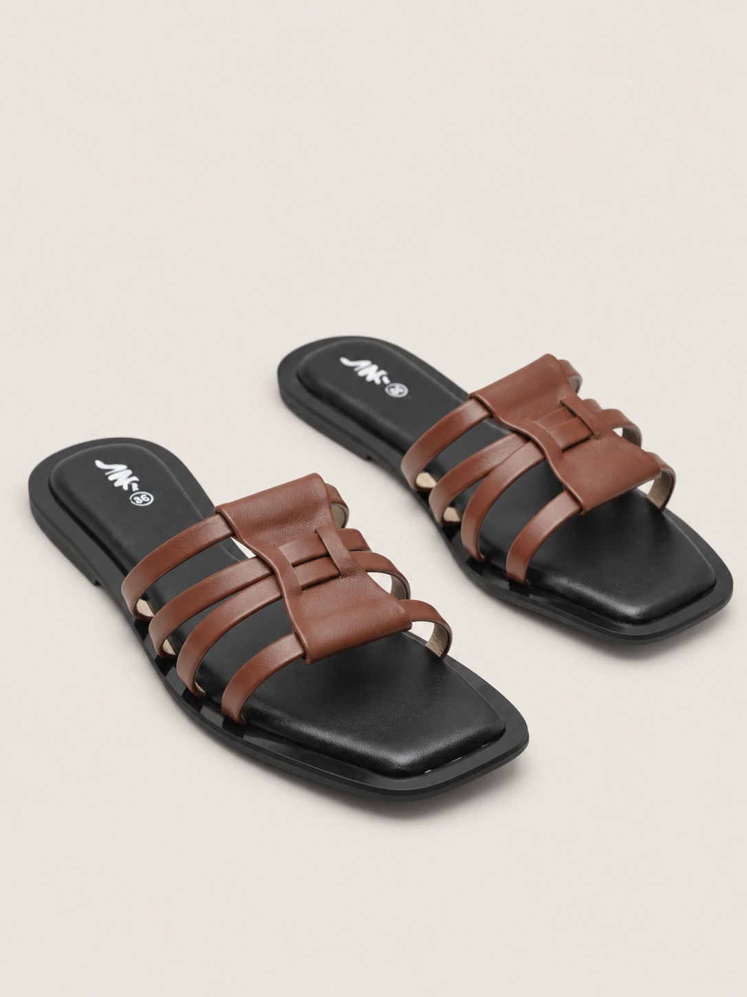Women’s Multi-Strap Flat Sandals | Stylish Casual Sandals | Nawabi Shoes