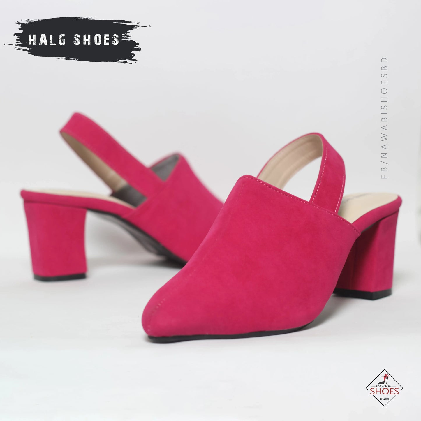 Comfortable Block Heels Luxury Shoes For Women's | Nawabi Shoes BD - Nawabi Shoes BD