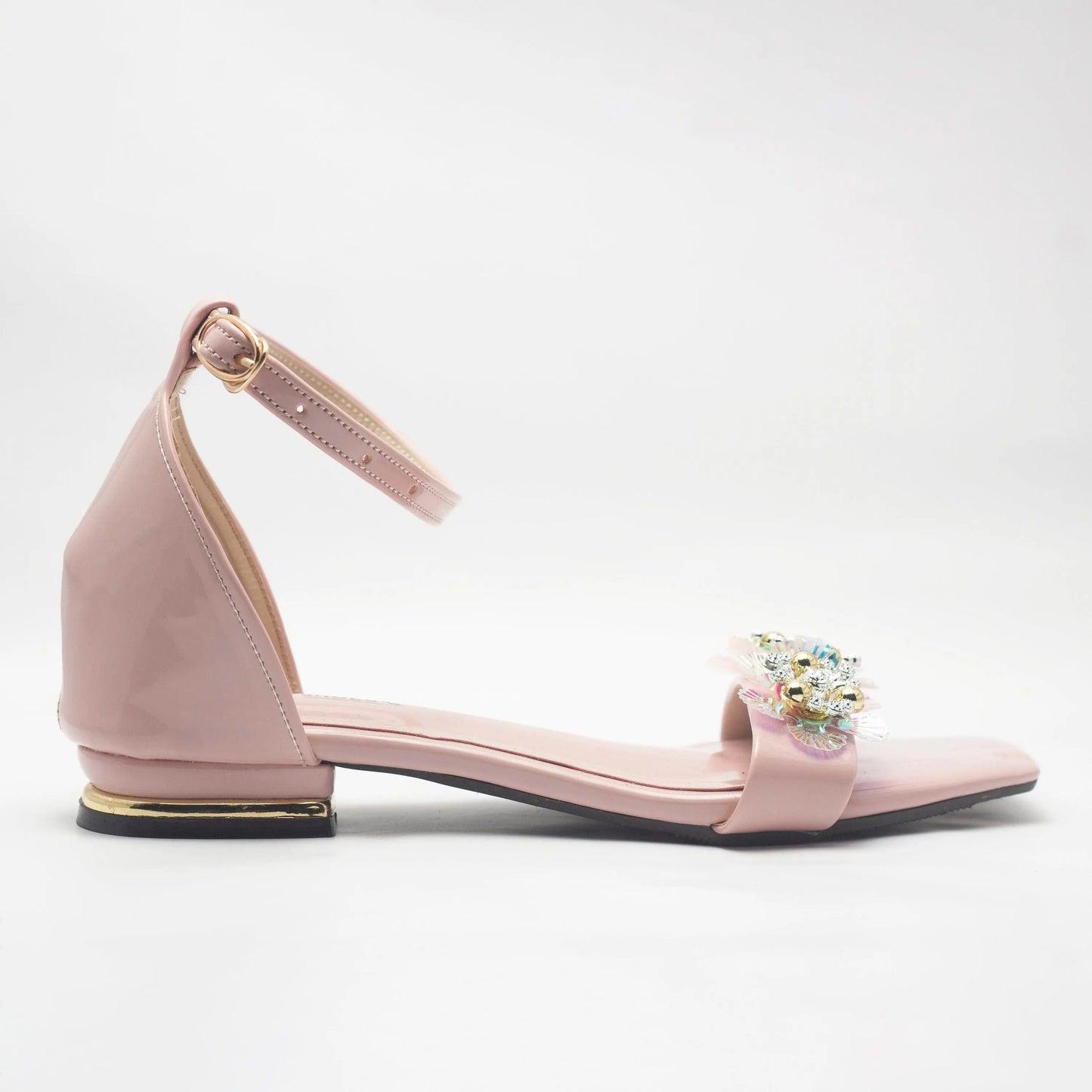 Crystal Strappy Women's Flat Sandals | Nawabi Shoes BD - Nawabi Shoes BD
