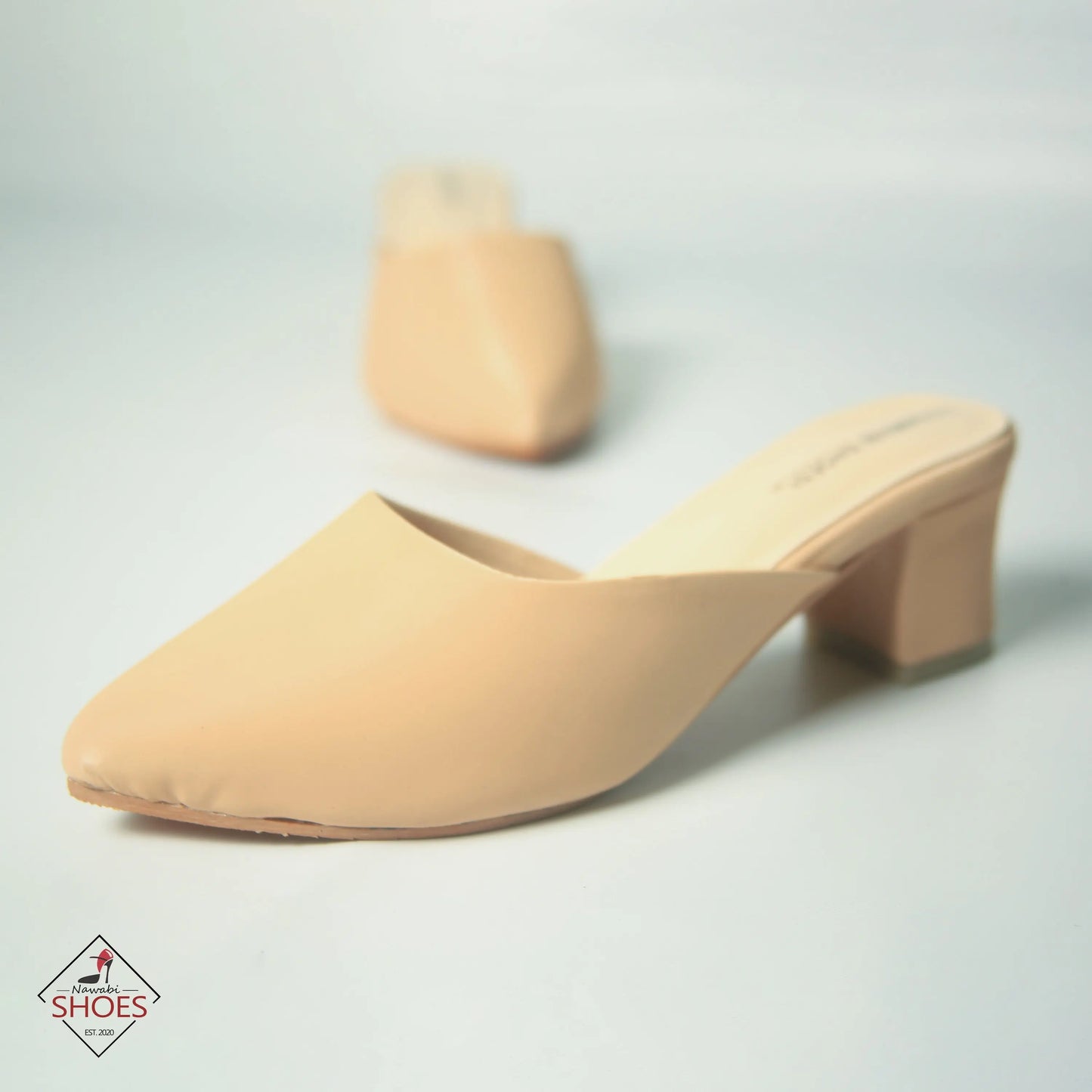 Hottest Mule Block Heels Luxury Shoes | Nawabi Shoes BD - Nawabi Shoes BD