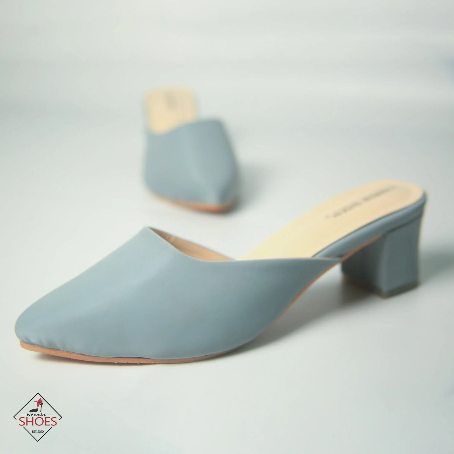 Hottest Mule Block Heels Luxury Shoes | Nawabi Shoes BD - Nawabi Shoes BD