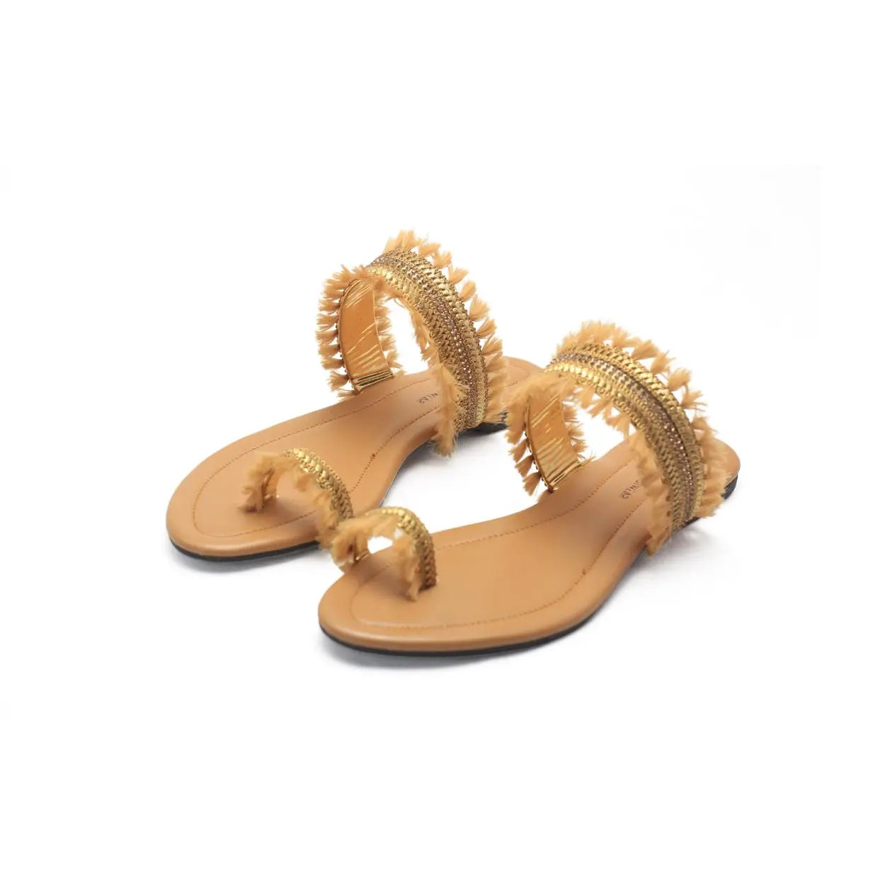 Nagra Classy Flat Sandals | Nawabi Shoes BD - Nawabi Shoes BD