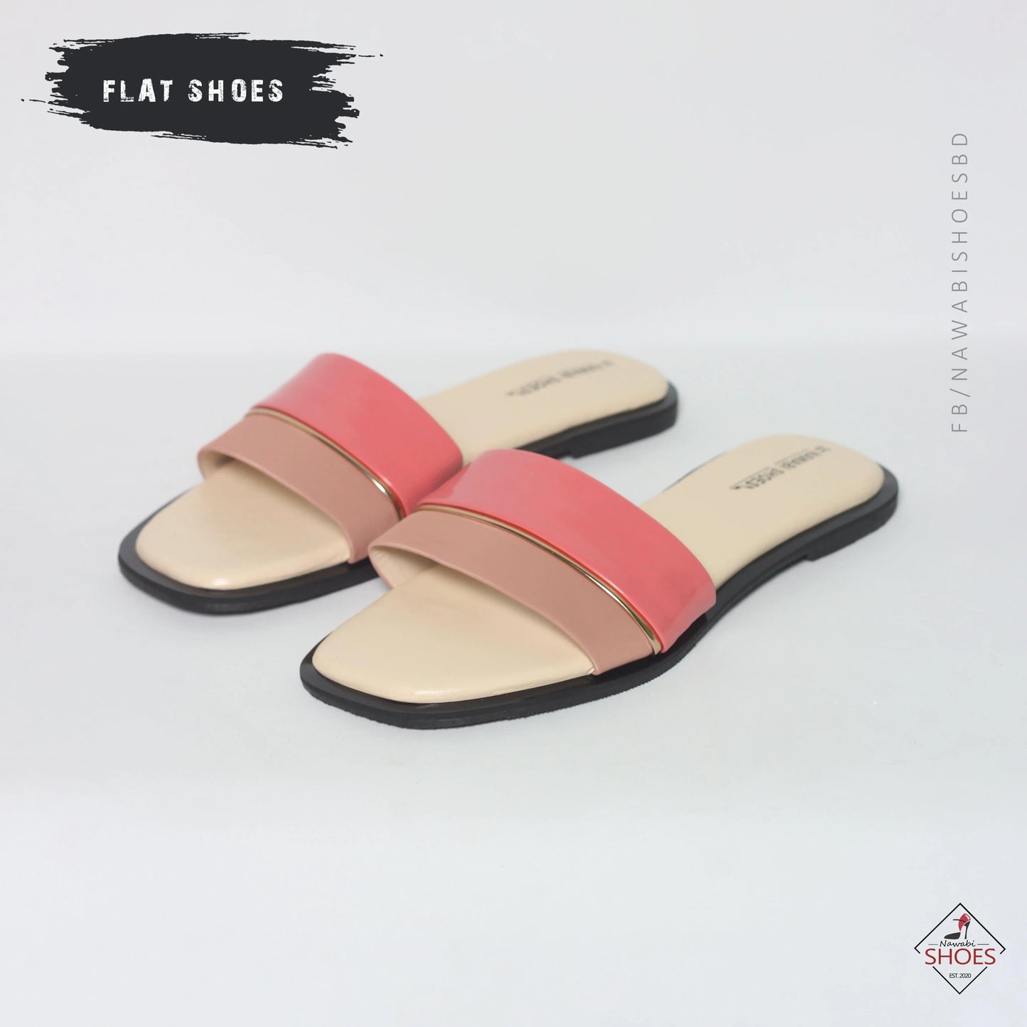 Open Strap Women's Flat Sandals | Nawabi Shoes BD - Nawabi Shoes BD