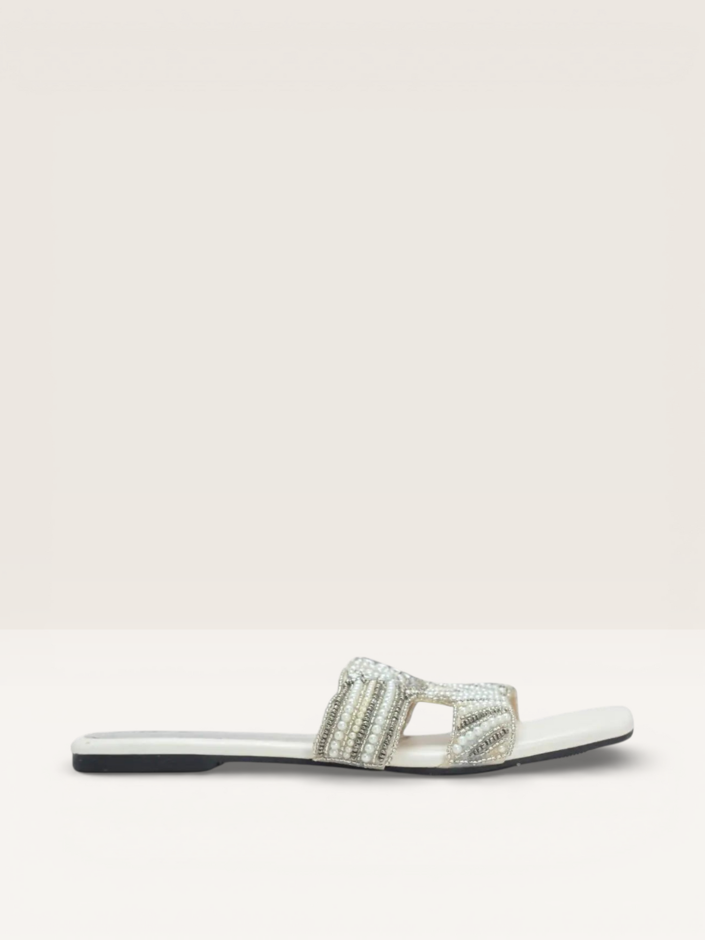 Stone Slippers for Women | Fancy Ladies Flat Sandals Price in BD - Nawabi Shoes BD