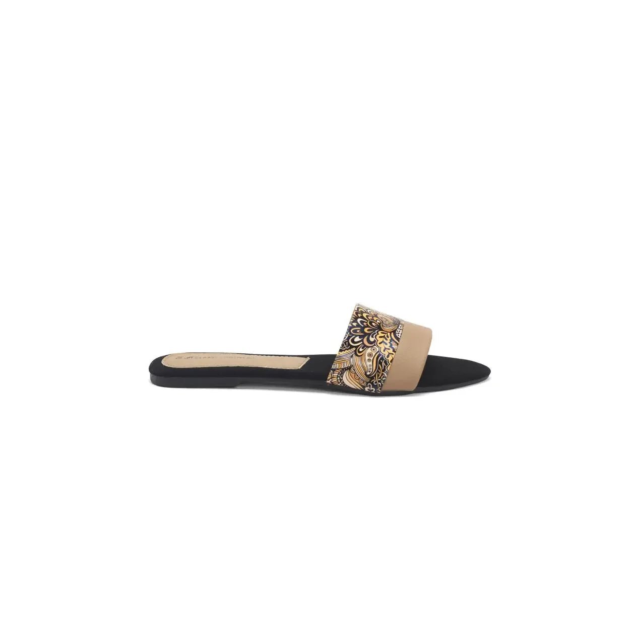 Buy Slip on Embellished Ladies Flat Sandals | Nawabi Shoes BD - Nawabi Shoes BD