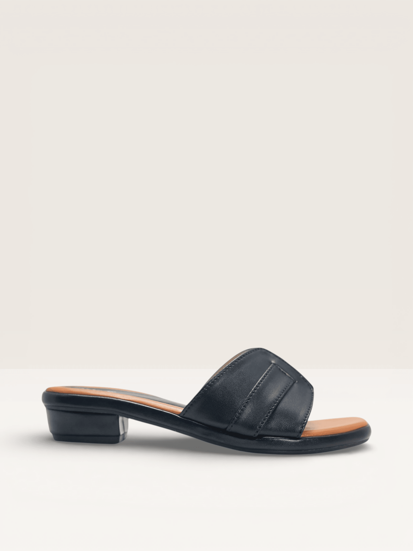 Comfortable Brown Ladies Sandals | Low Block Heel Office & Party Wear - Nawabi Shoes BD