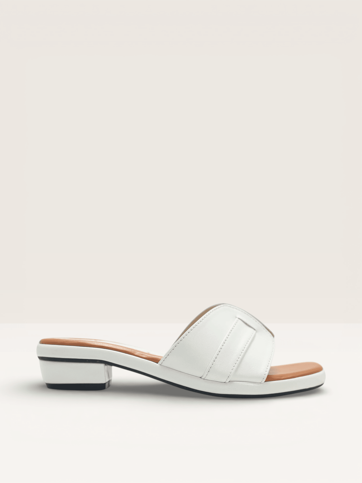 Comfortable Brown Ladies Sandals | Low Block Heel Office & Party Wear - Nawabi Shoes BD
