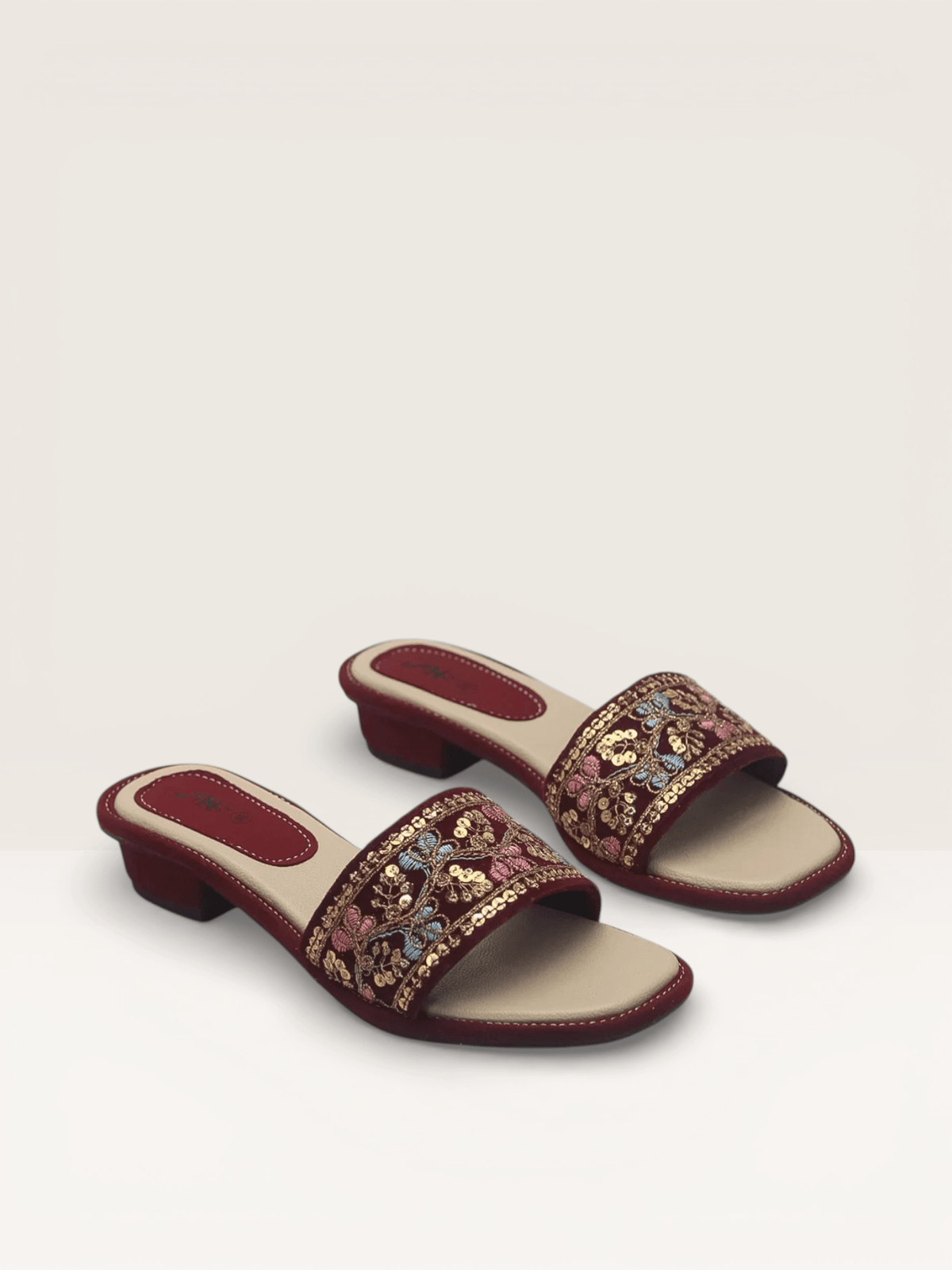 Prose Sandals | Embellished Heels for Girls for Festivities – Nawabi Shoes BD - Nawabi Shoes BD