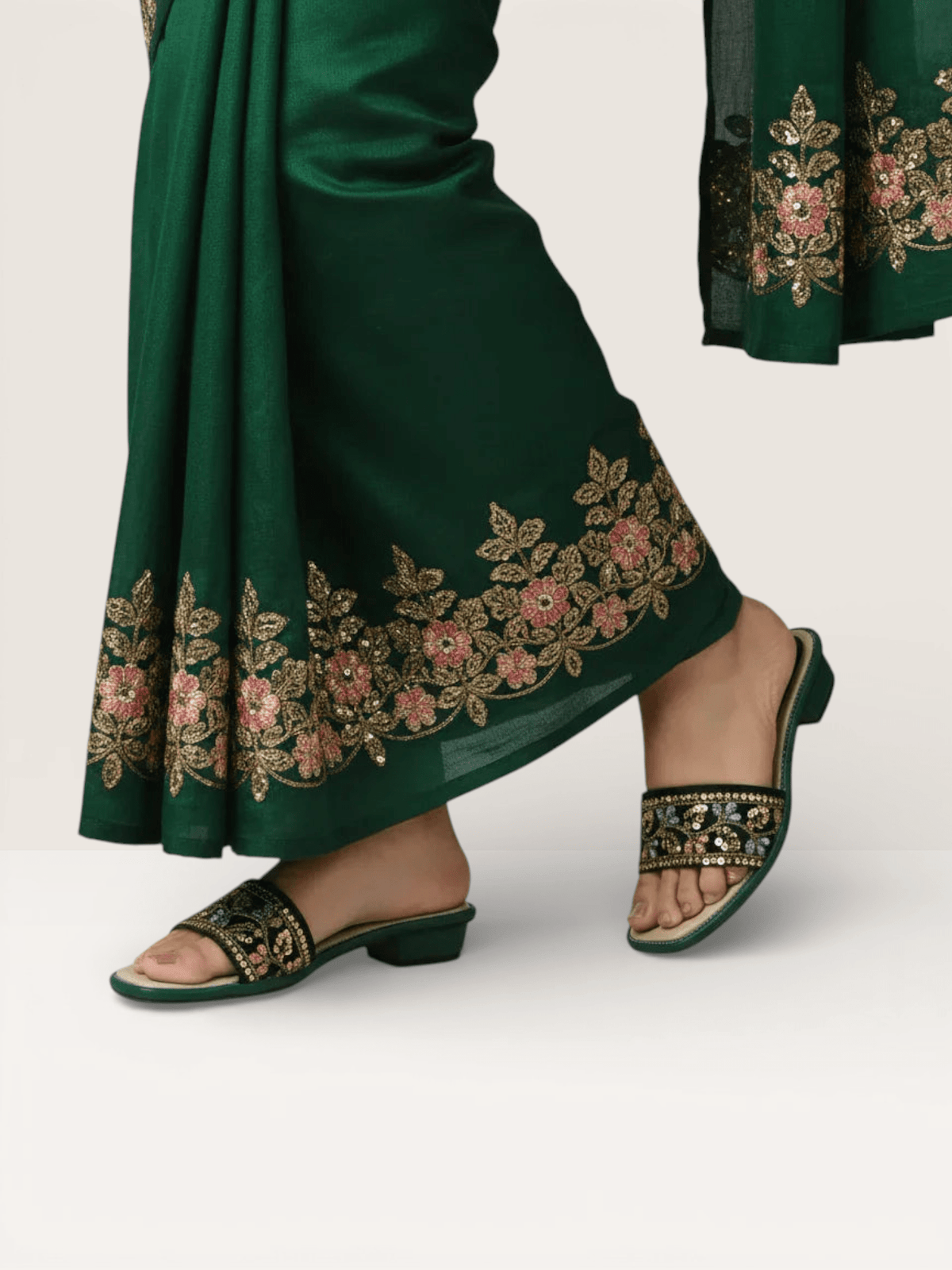 Prose Sandals | Embellished Heels for Girls for Festivities – Nawabi Shoes BD - Nawabi Shoes BD