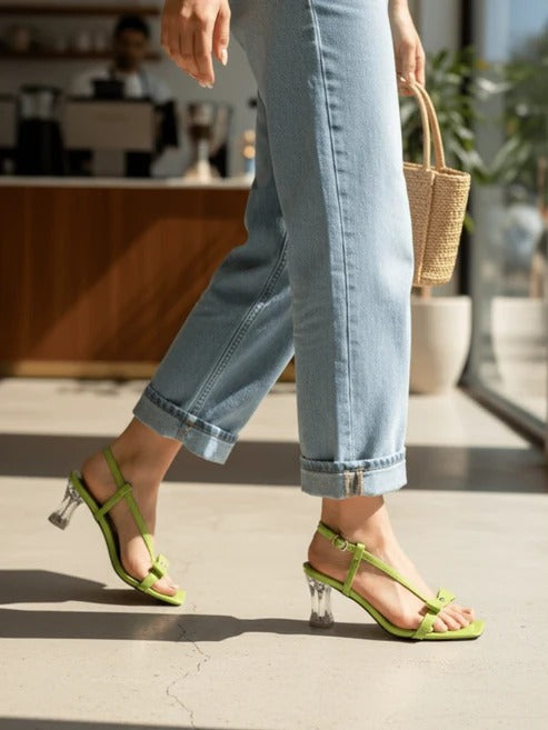 Shop the Best Transparent Heels at Nawabi Shoes BD