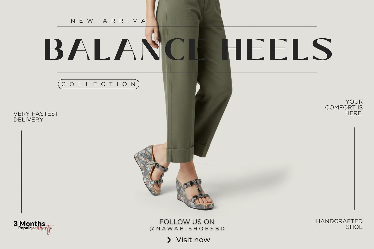 Balance Heels Collection' - Nawabi Shoes BD