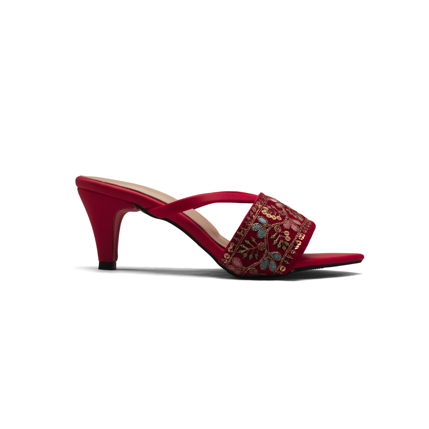 Embellished Heels | for Girls for Festivities Prose Sandals   – Nawabi Shoes BD