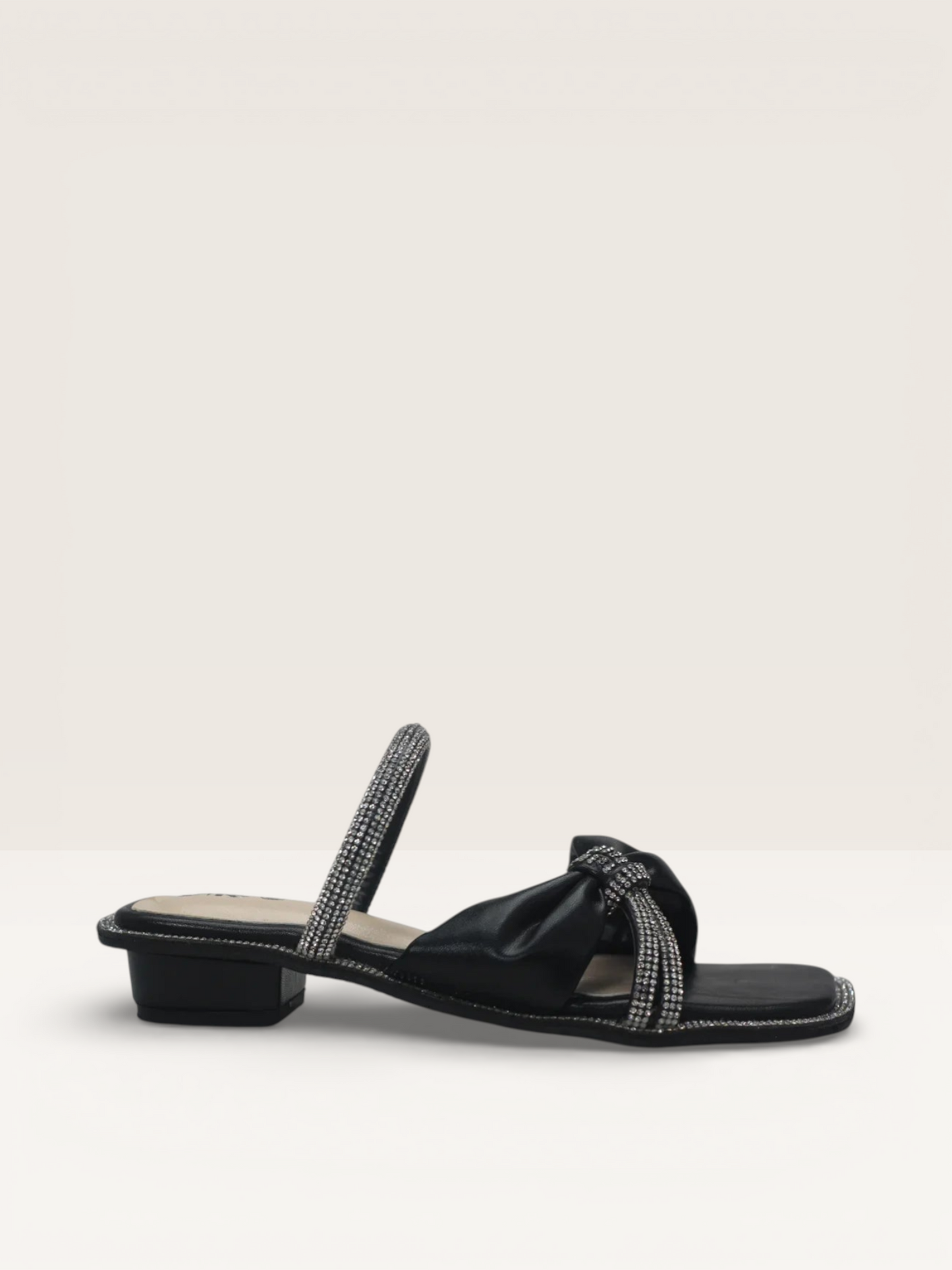 Rhinestone Sandals - Elegant Flat Sandals for Women - Nawabi Shoes BD - Nawabi Shoes BD