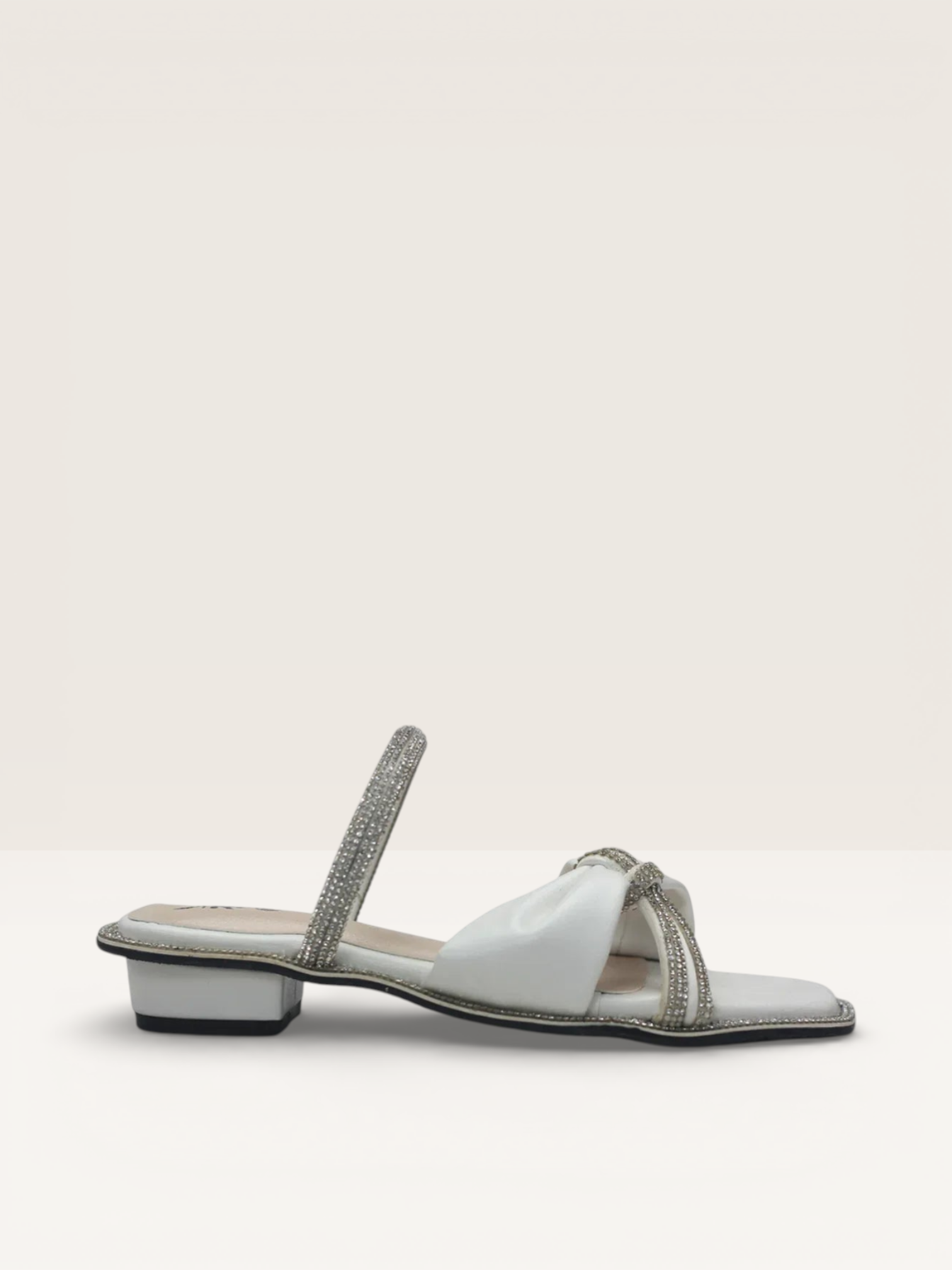 Rhinestone Sandals - Elegant Flat Sandals for Women - Nawabi Shoes BD - Nawabi Shoes BD