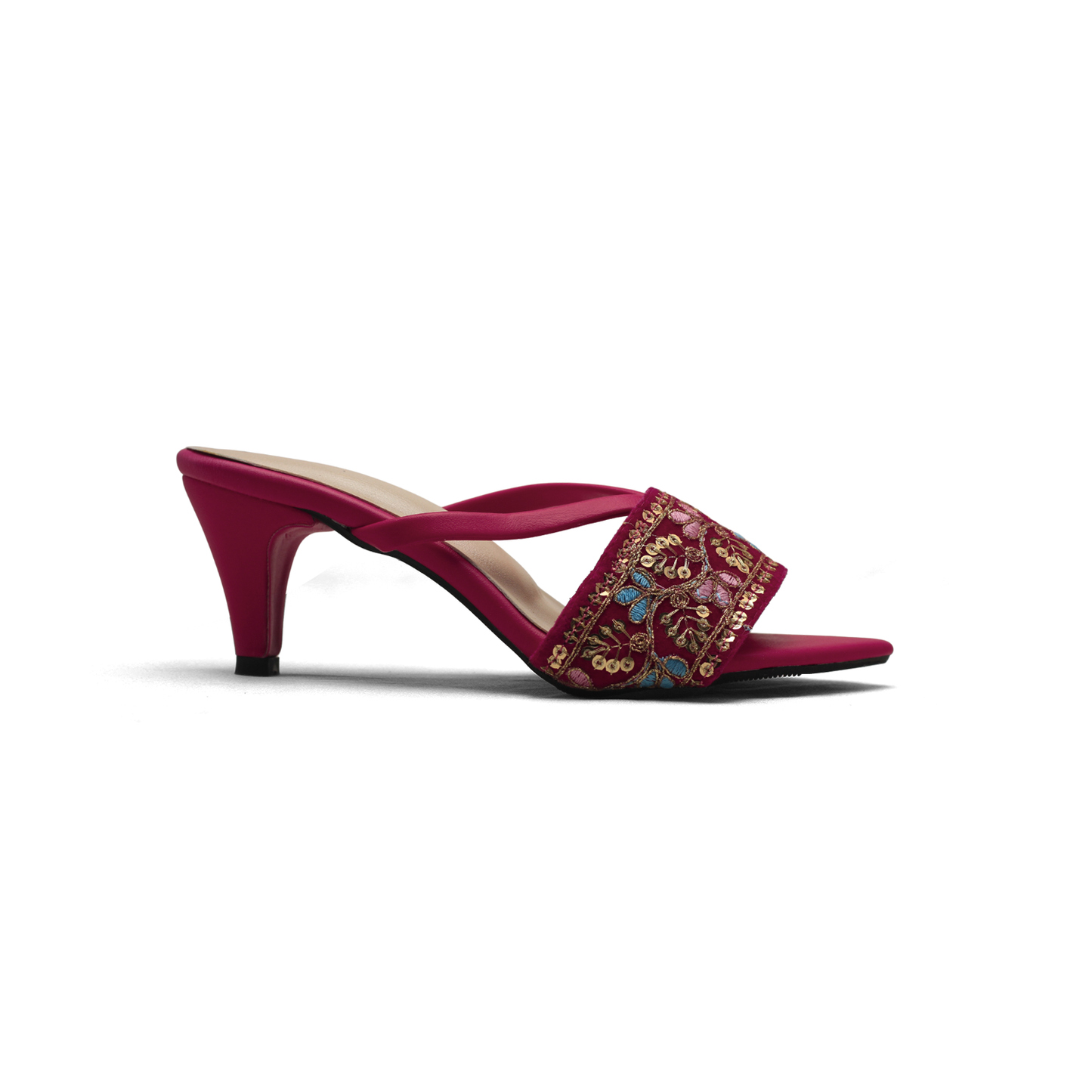 Embellished Heels | for Girls for Festivities Prose Sandals   – Nawabi Shoes BD