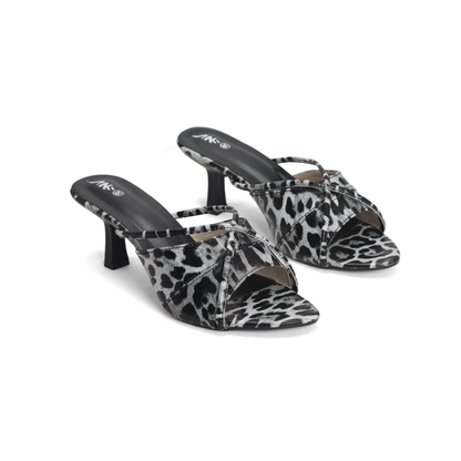 Women's Leopard Print Kitten Heels for Summer" Nawabi Shoes BD