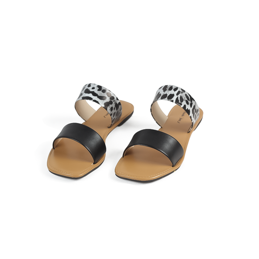 Chocolate Wide Fit Flat Sandals-Nawabi Shoes BD