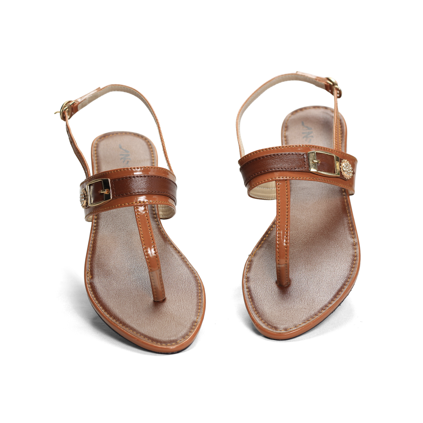 Thong Sandals with Embellished Buckle - Nawabi shoes bd