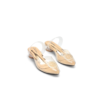 Rose Gold Toe Flat Sandal-Nawabi Shoes ND