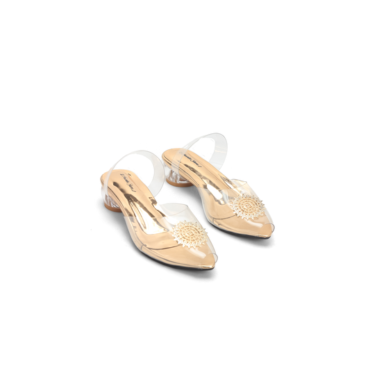 Rose Gold Toe Flat Sandal-Nawabi Shoes ND