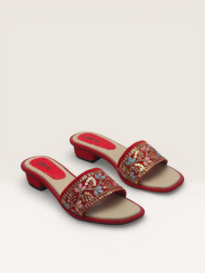 Prose Sandals | Embellished Heels for Girls for Festivities – Nawabi Shoes BD - Nawabi Shoes BD