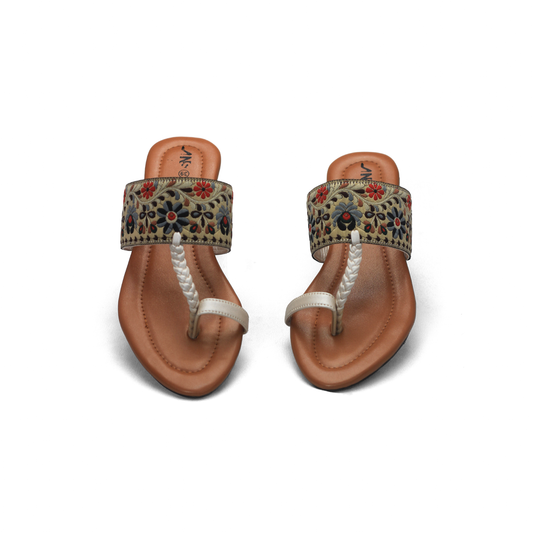 Sandals - Stylish Flat Kolhapuri Chappals for Women - Nawabi shoes bd