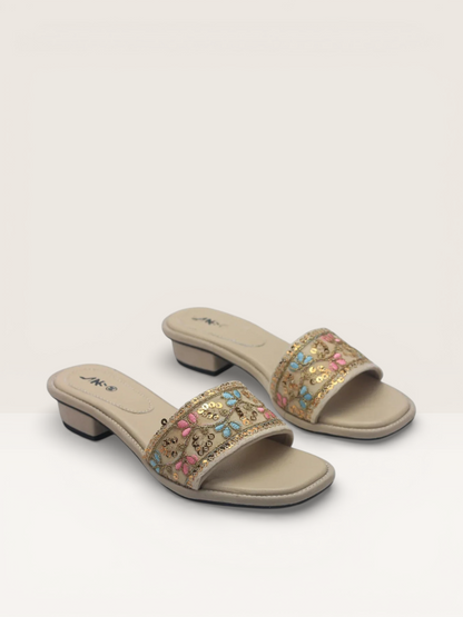 Prose Sandals | Embellished Heels for Girls for Festivities – Nawabi Shoes BD - Nawabi Shoes BD