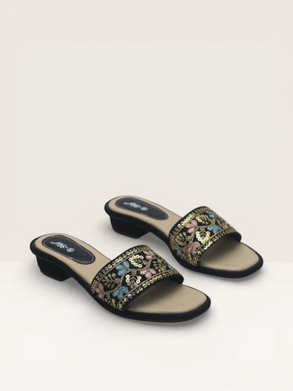 Prose Sandals | Embellished Heels for Girls for Festivities – Nawabi Shoes BD - Nawabi Shoes BD
