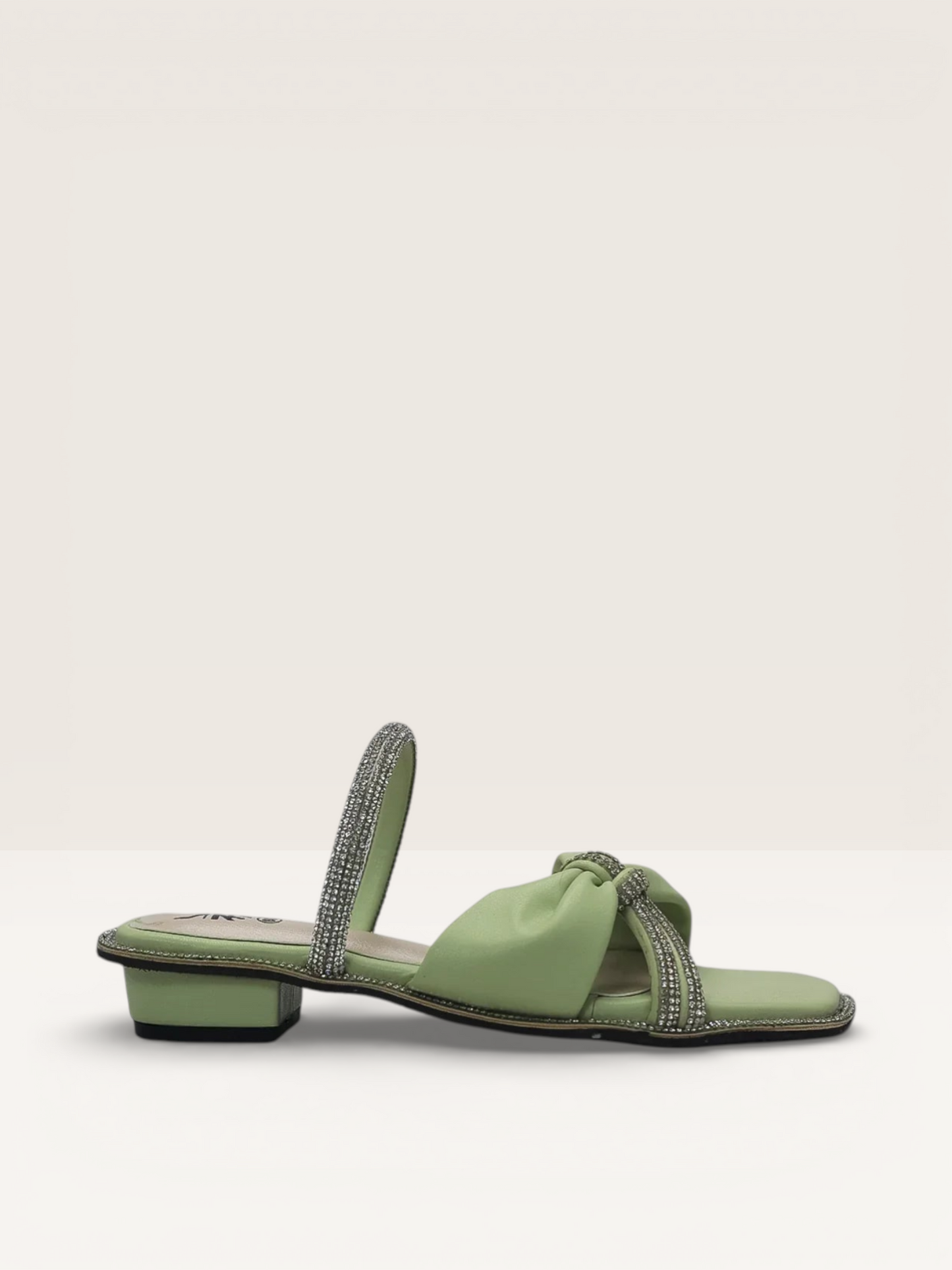 Rhinestone Sandals - Elegant Flat Sandals for Women - Nawabi Shoes BD - Nawabi Shoes BD