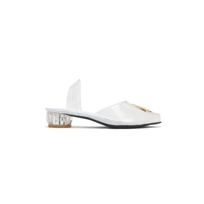 White Toe Flat Sandal-Nawabi Shoes ND