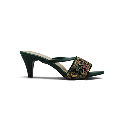 Embellished Heels | for Girls for Festivities Prose Sandals   – Nawabi Shoes BD