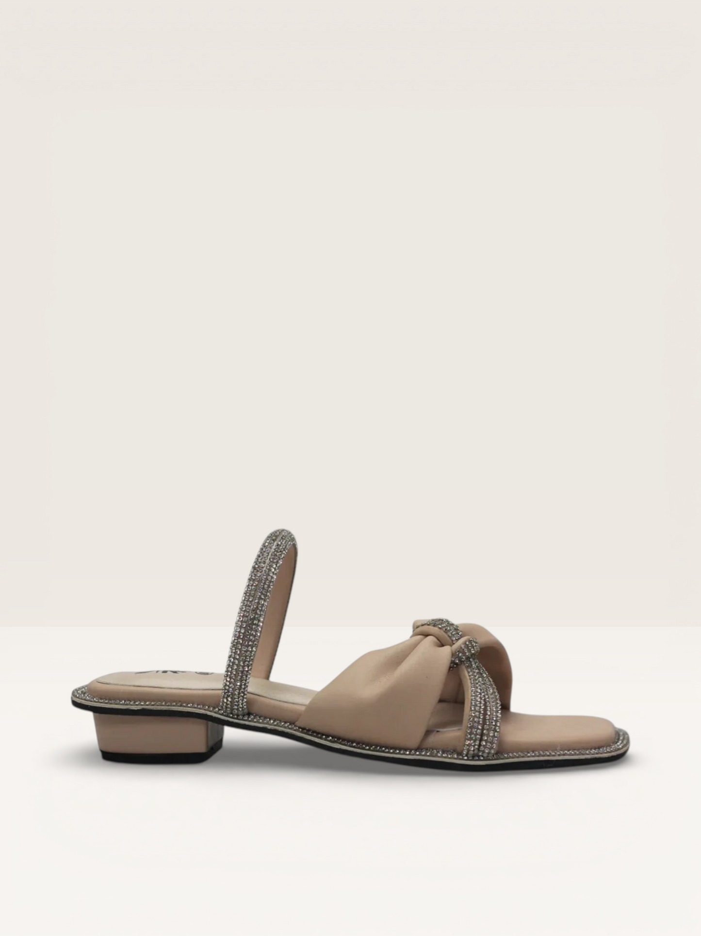 Rhinestone Sandals - Elegant Flat Sandals for Women - Nawabi Shoes BD - Nawabi Shoes BD