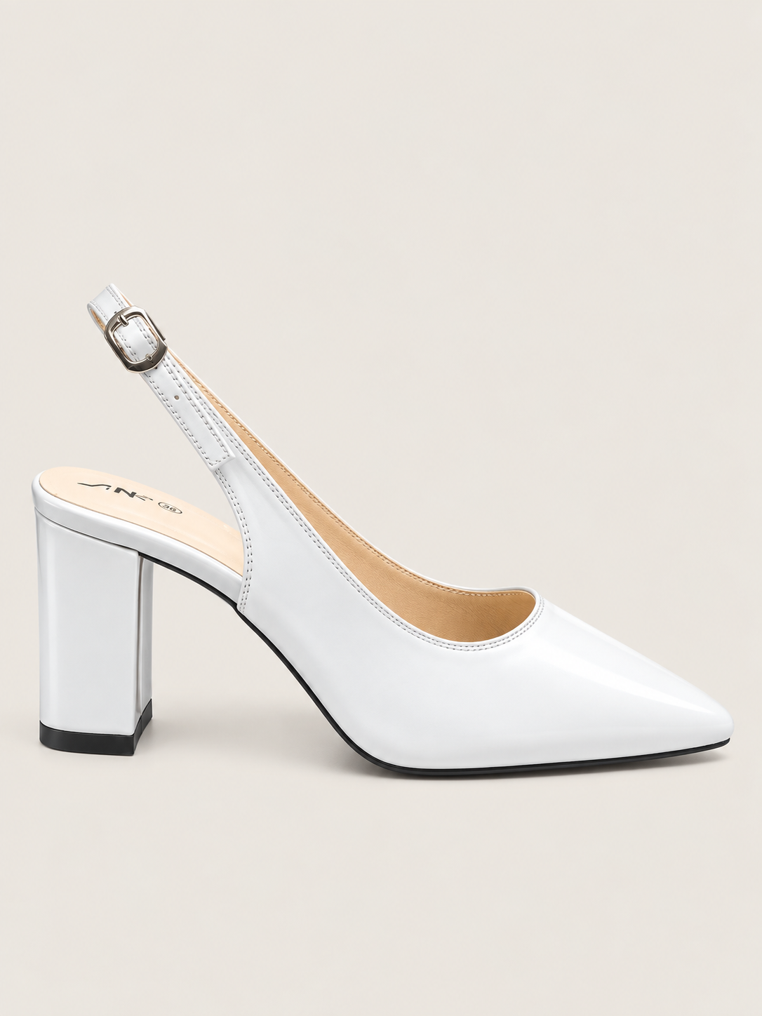Women’s Pointed Toe Block Heel Pumps | Slingback Heels | Nawabi Shoes