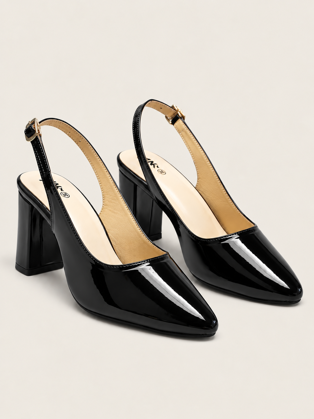Women’s Pointed Toe Block Heel Pumps | Slingback Heels | Nawabi Shoes