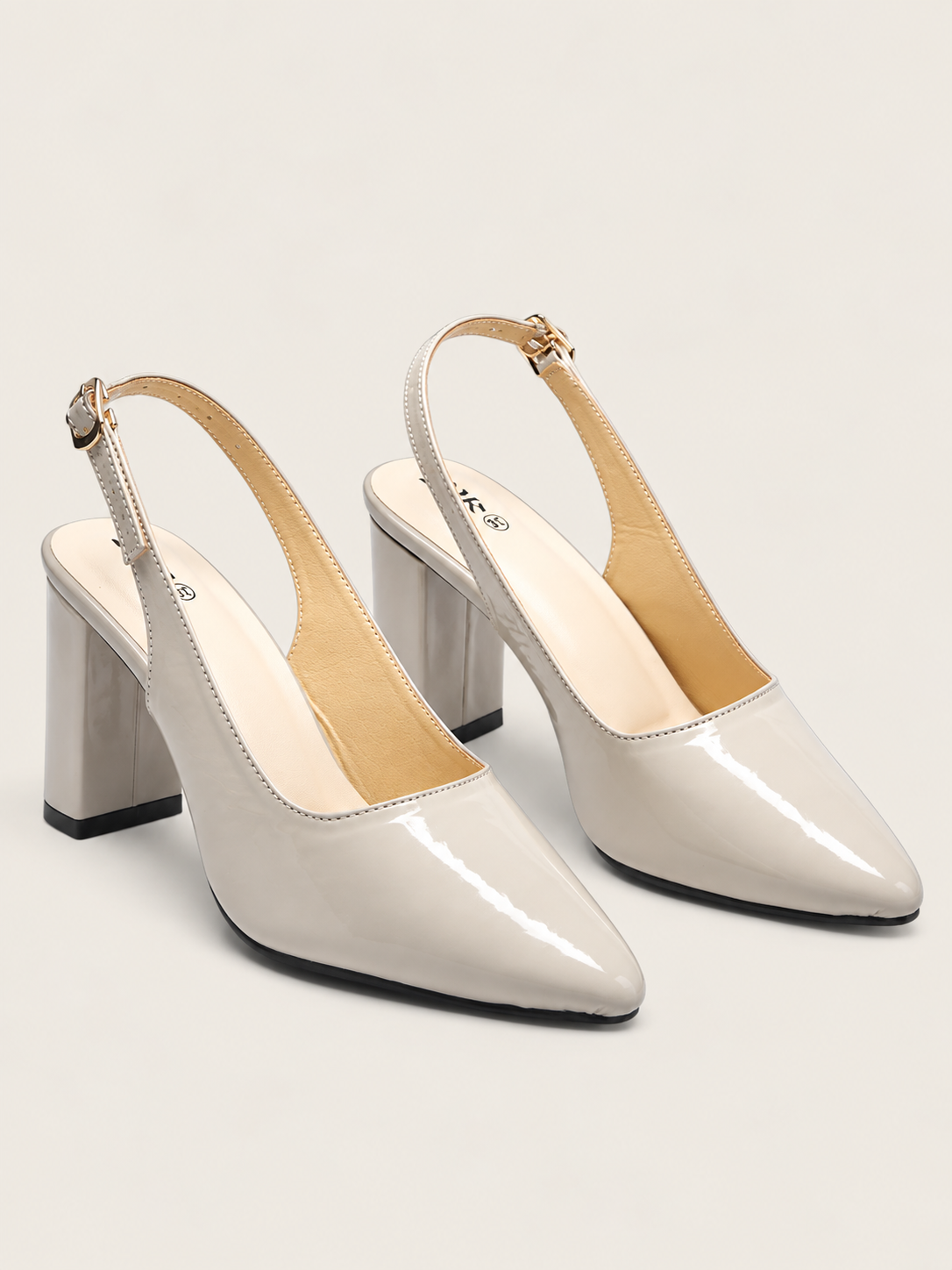 Women’s Pointed Toe Block Heel Pumps | Slingback Heels | Nawabi Shoes
