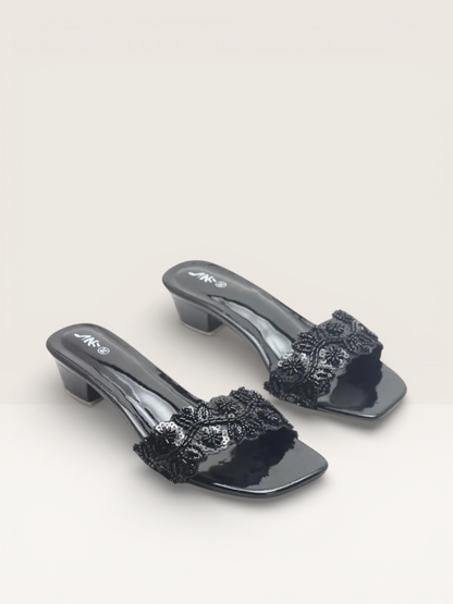 Elevate your style with our ladies toe Block Heeled from Nawabi Shoes BD - Nawabi Shoes BD