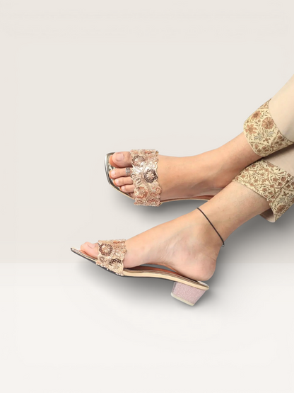 Elevate your style with our ladies toe Block Heeled from Nawabi Shoes BD - Nawabi Shoes BD